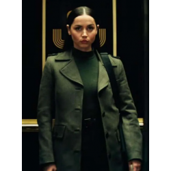 Ana de Armas Ballerina 2025 Coat